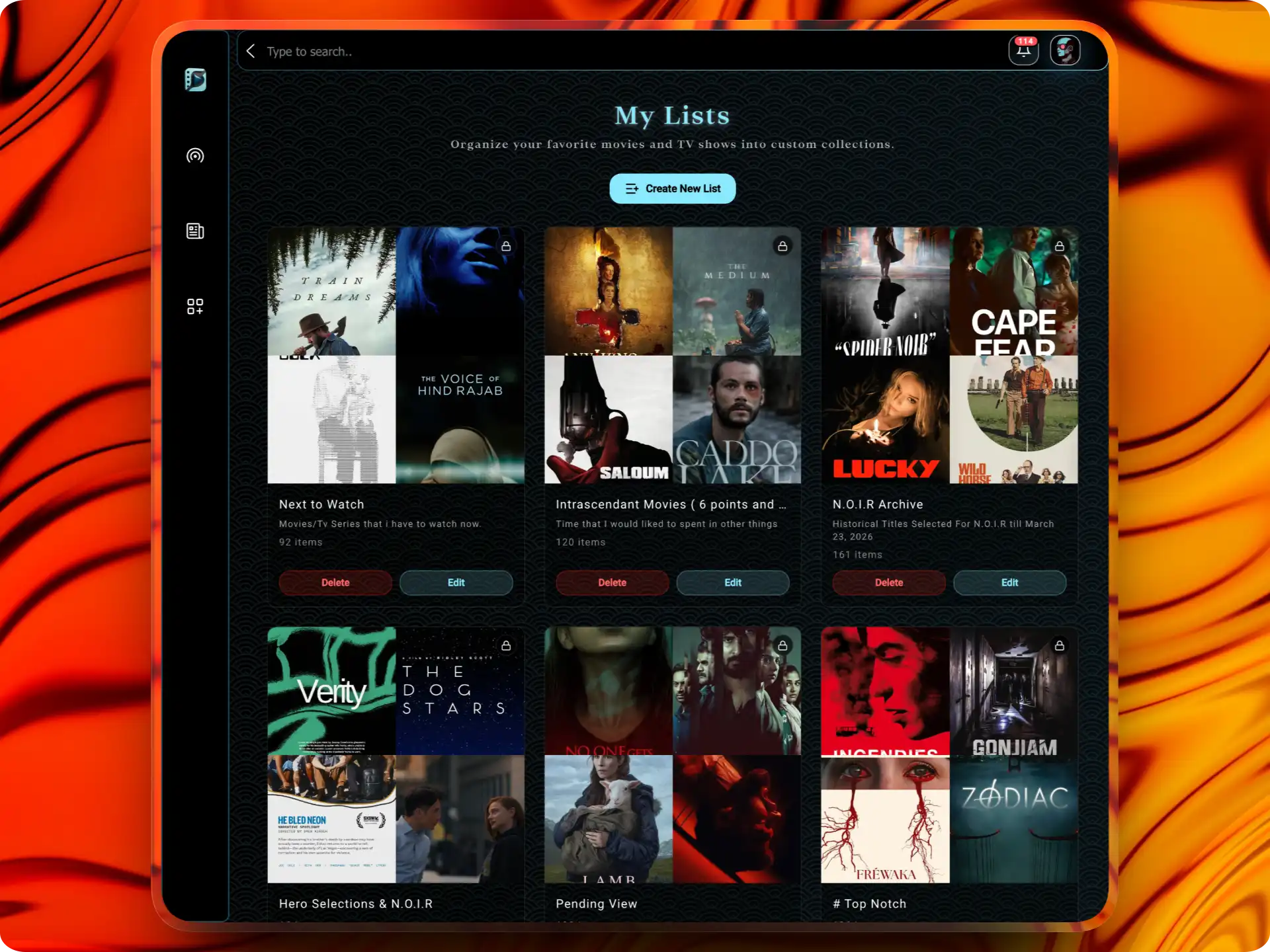 Cinemagoria Plataforma de Filmes — Listas
